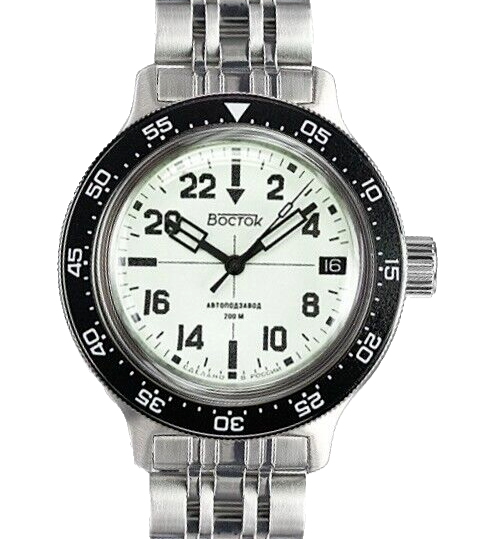 Vostok Amphibia 72014B 24-Hour Watch | Scubadudestore