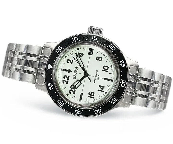 Vostok Amphibia 72014B 24-Hour Watch | Scubadudestore