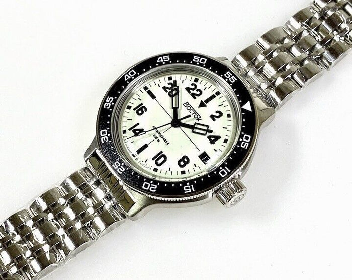 Vostok Amphibia 72014B 24-Hour Watch | Scubadudestore