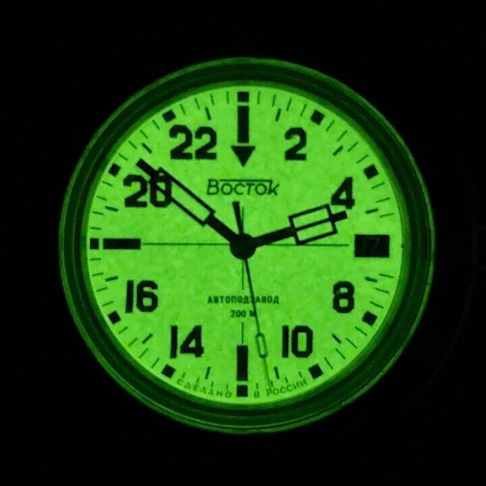 Vostok Amphibia 72014B 24-Hour Watch | Scubadudestore