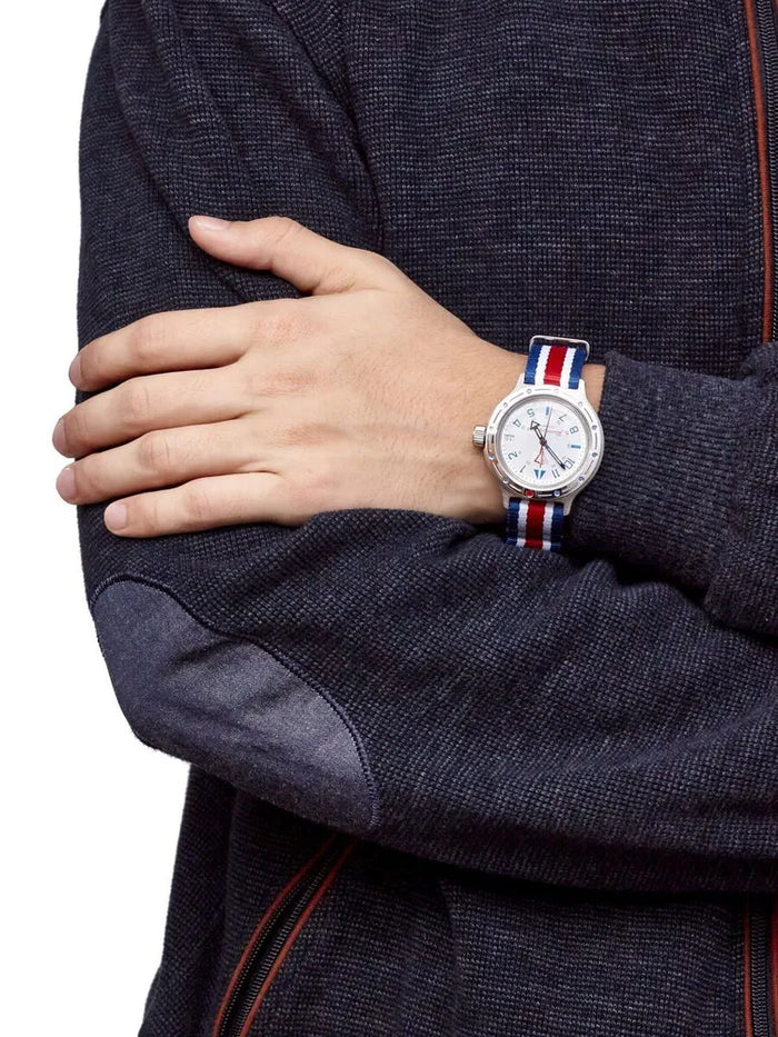 Vostok Amphibia 72048B Watch Russian National Guard Automatic | Scubadudestore