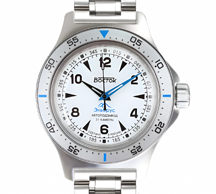 Vostok Amphibia 74043V Elbrus Watch | Scubadudestore