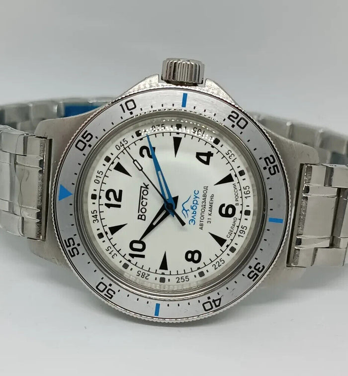 Vostok Amphibia 74043V Elbrus Watch | Scubadudestore