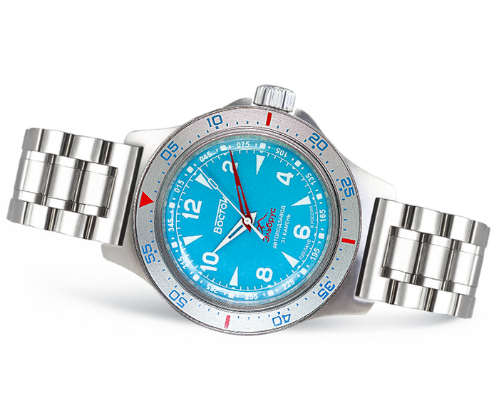Vostok Amphibia 74044V Elbrus Watch | Scubadudestore