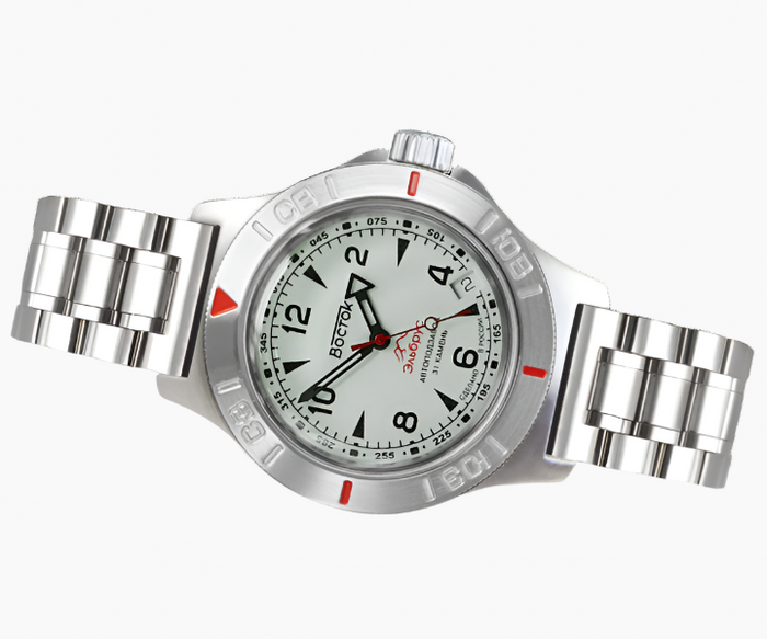 Vostok Amphibia 74090B Elbrus Mountain Watch | Scubadudestore