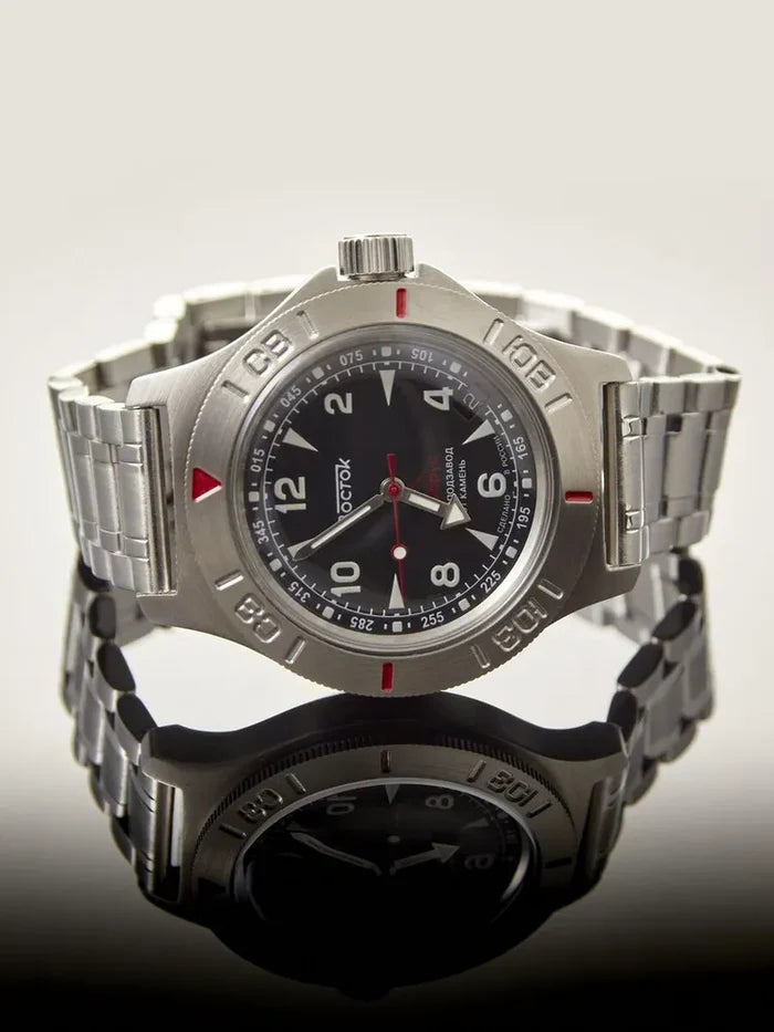 Vostok Amphibia 74092B Elbrus Mountain Watch | Scubadudestore