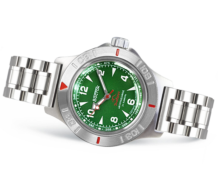 Vostok Amphibia 74093B Elbrus Mountain Watch | Scubadudestore