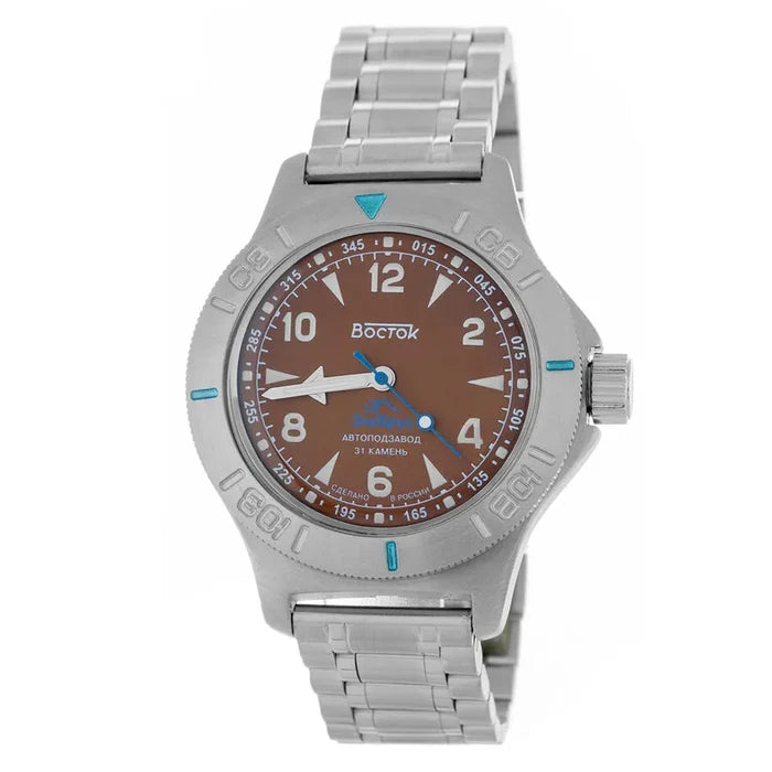 Vostok Amphibia 74095B Automatic Elbrus Watch | Scubadudestore