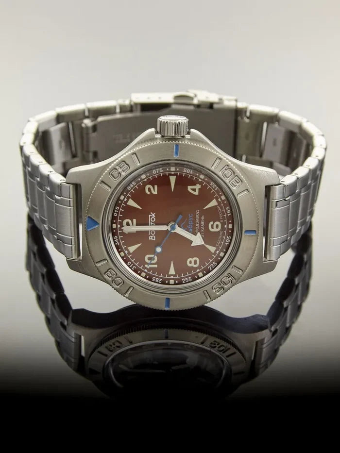 Vostok Amphibia 74095B Automatic Elbrus Watch | Scubadudestore