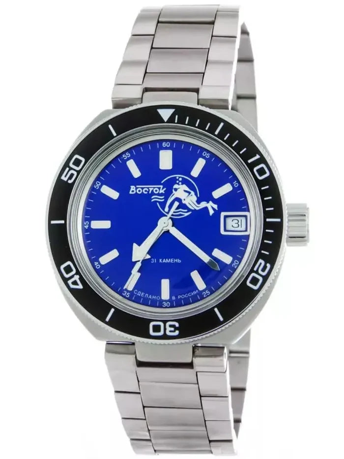 Vostok Amphibia 78010A Scuba Dude Watch | ScubaDudeStore