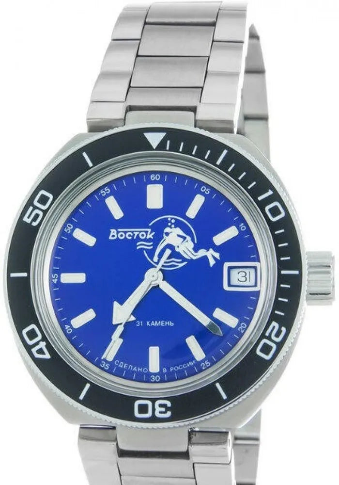 Vostok Amphibia 78010A Scuba Dude Watch | ScubaDudeStore