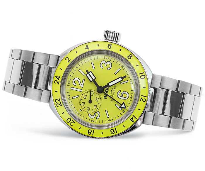 Vostok Amphibia 96074A Neptune GMT Watch | Scubadudestore