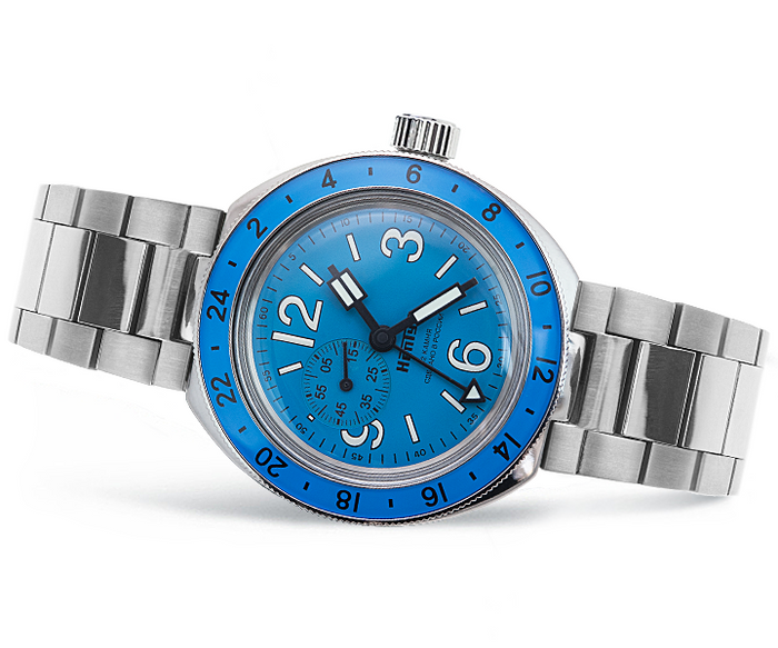Vostok Amphibia 96076A Neptune GMT Watch | Scubadudestore