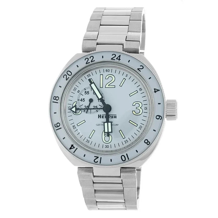 Vostok Amphibia 96077A NEPTUNE GMT Watch | Scubadudestore