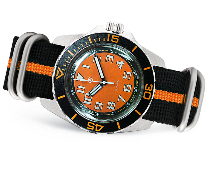 Vostok Amphibia Tourist 14034V Watch | Scubadudestore
