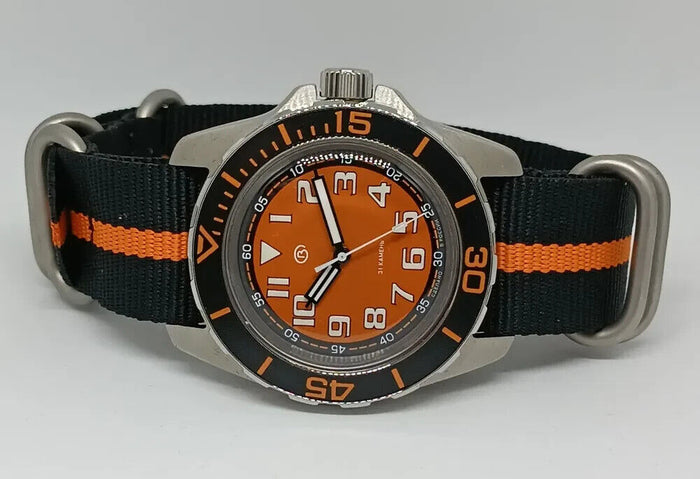 Vostok Amphibia Tourist 14034V Watch | Scubadudestore
