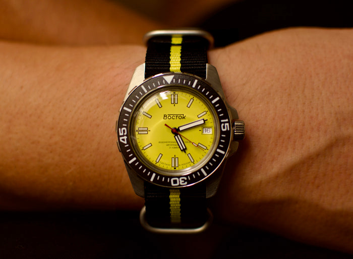 Vostok Amphibia Tourist 14050B Watch | Scubadudestore
