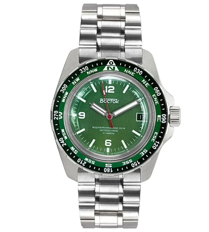 Vostok Amphibia Tourist 14052B Watch | Scubadudestore