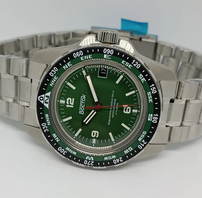 Vostok Amphibia Tourist 14052B Watch | Scubadudestore