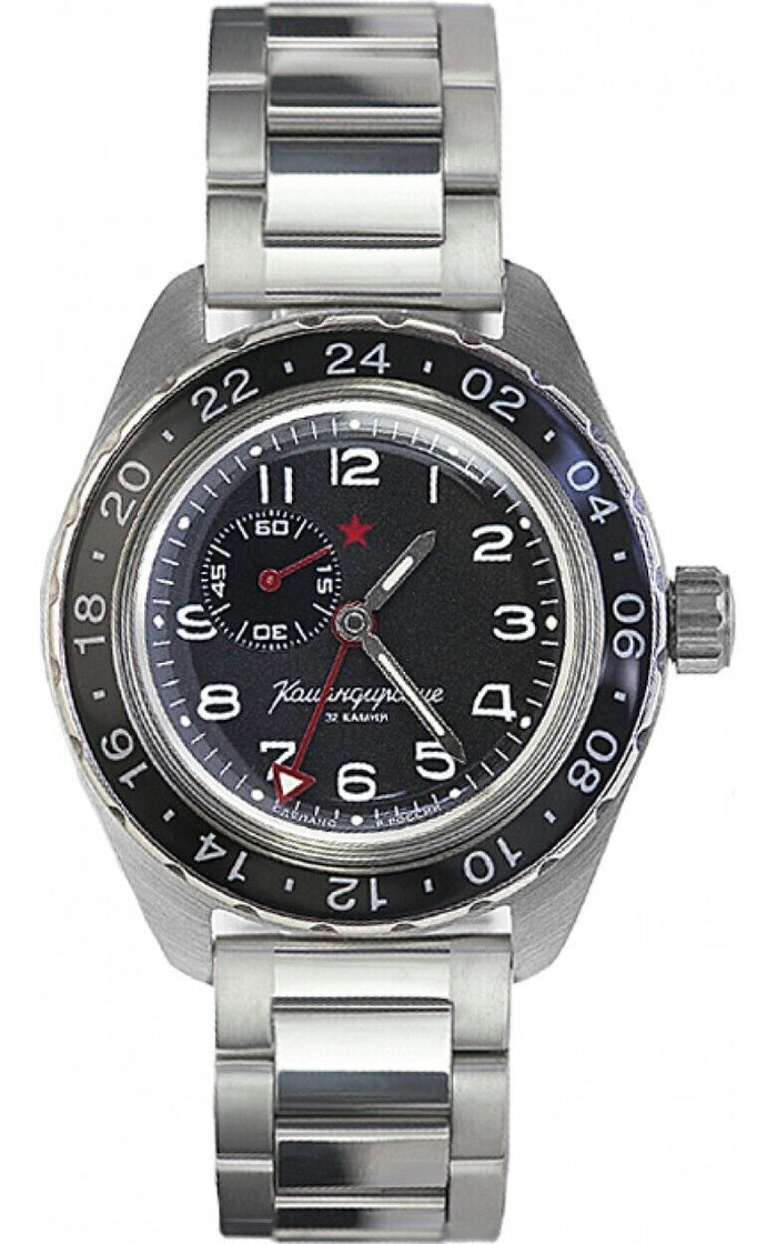 Vostok Komandirskie 02019A GMT Self-winding | Scubadudestore