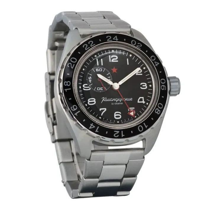Vostok Komandirskie 02019A GMT Self-winding | Scubadudestore