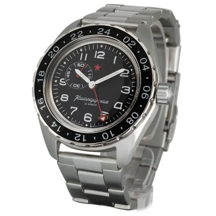 Vostok Komandirskie 02019A GMT Self-winding | Scubadudestore