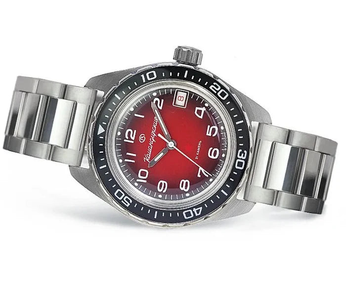 Vostok Komandirskie 02035A Mechanical Diver Watch | Scubadudestore