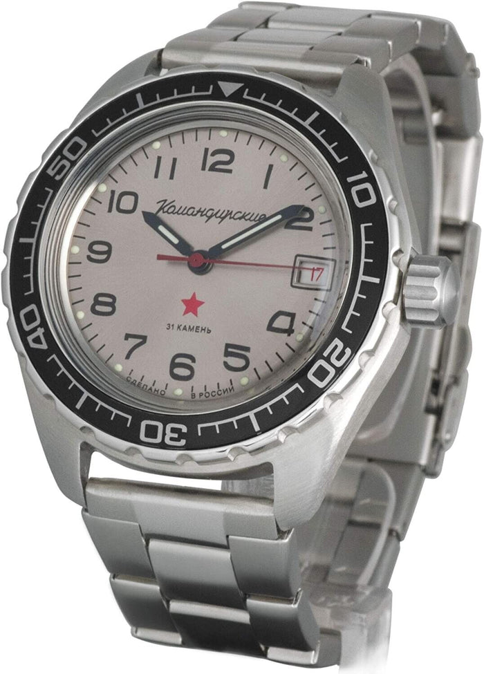 Vostok Komandirskie 020708 Mechanical Automatic Watch | Scubadudestore