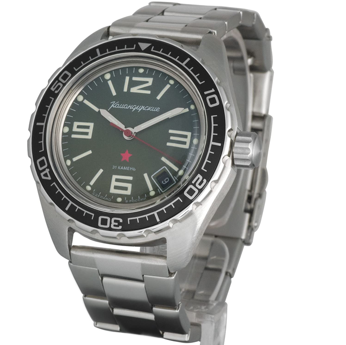 Vostok Komandirskie 020715 Automatic Mechanical Watch | Scubadudestore