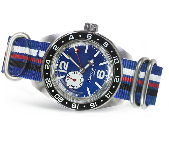 Vostok Komandirskie 03096A GMT Watch | Scubadudestore