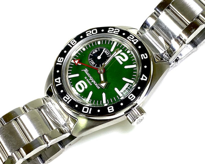 Vostok Komandirskie 03097A GMT Watch Scubadudestore