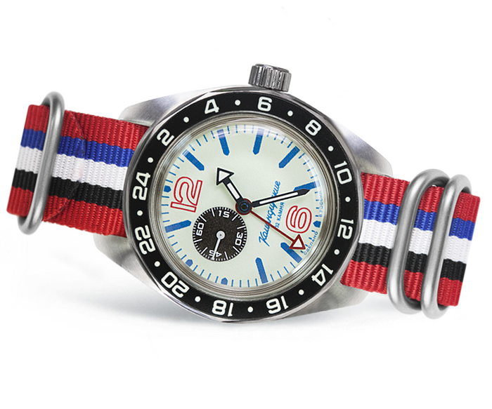 Vostok Komandirskie GMT Watch | Komandirskie 03098A | ScubaDudeStore