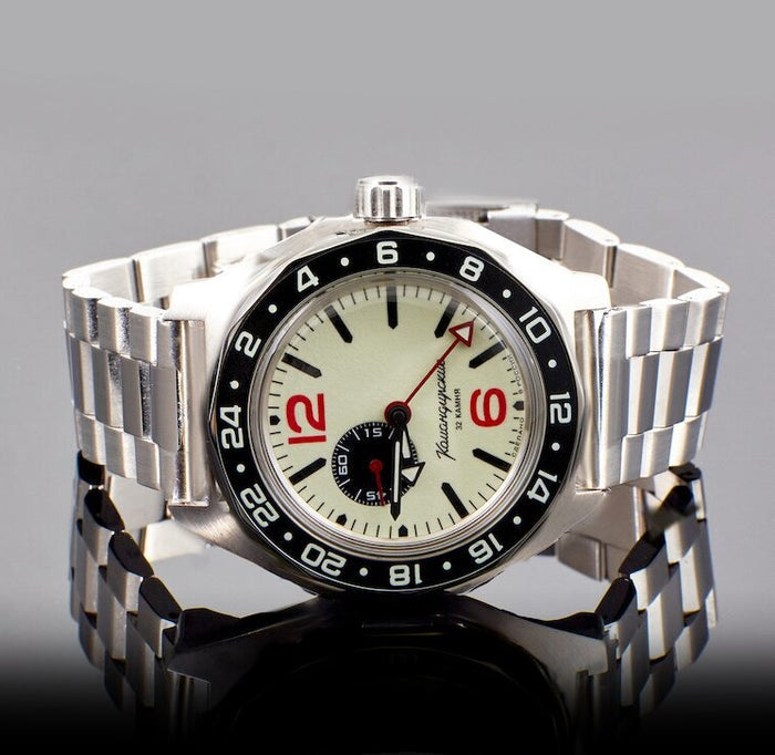 Vostok Komandirskie 03099A: Russian Military Watch | ScubaDudeStore