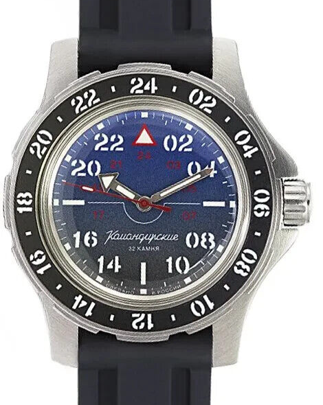 Vostok Komandirskie 18021A PILOT Automatic Watch | Scubadudestore