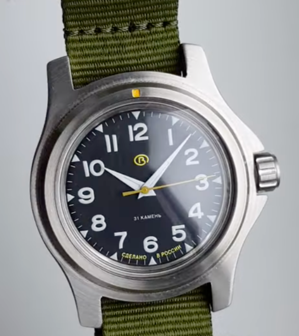 Vostok Komandirskie 18021V PILOT Watch | Scubadudestore