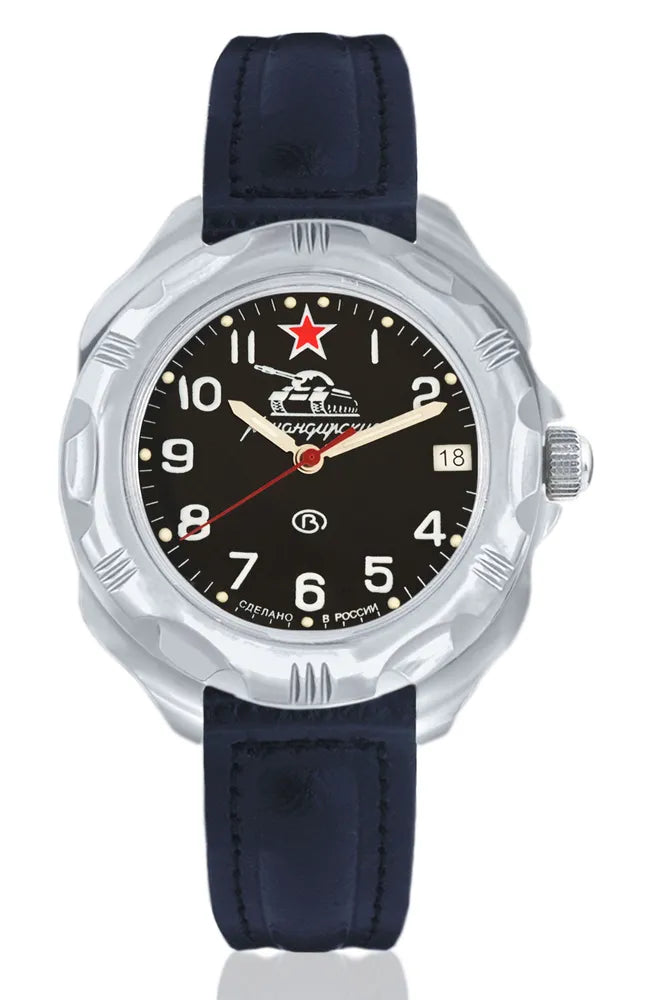 Vostok Komandirskie 211306 Tank Mechanical Watch | Scubadudestore