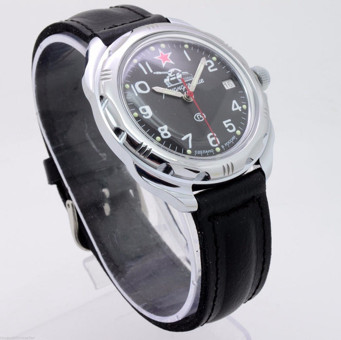 Vostok Komandirskie 211306 Tank Mechanical Watch | Scubadudestore