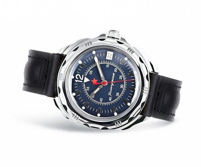 Vostok Komandirskie 211398 GRU Mechanical Military Watch | Scubadudestore