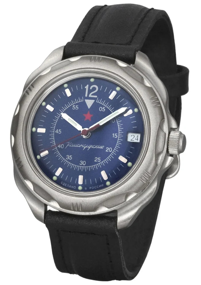 Vostok Komandirskie 211398 GRU Mechanical Military Watch | Scubadudestore