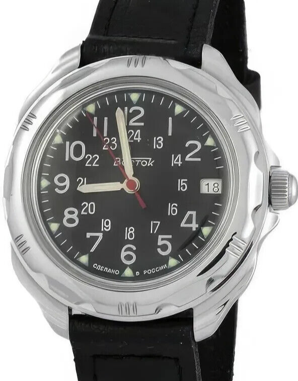 Vostok Komandirskie 211783 Mechanical Military Watch | Scubadudestore