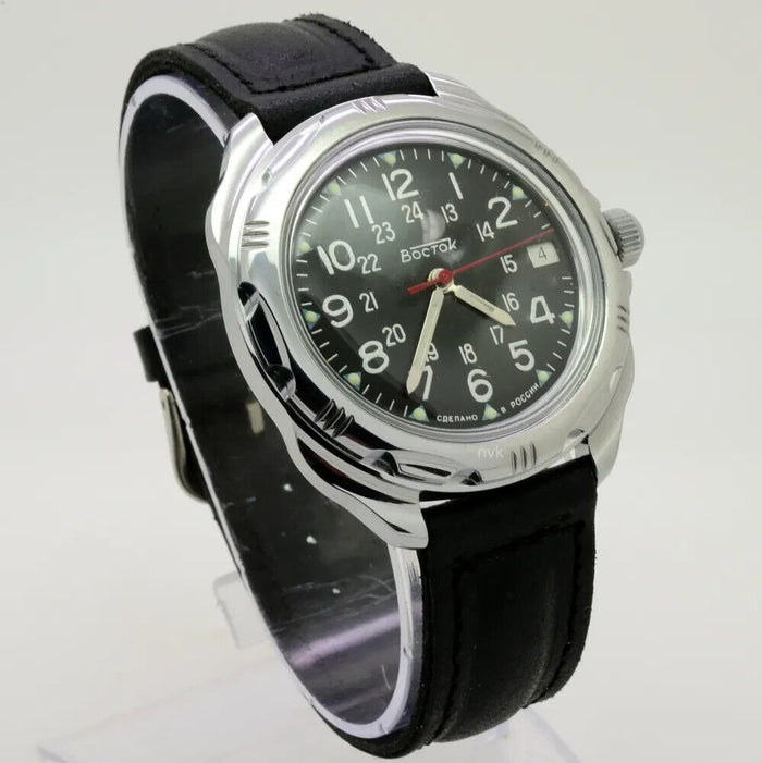 Vostok Komandirskie 211783 Mechanical Military Watch | Scubadudestore