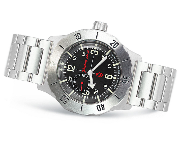 Vostok Komandirskie 350504 Military Watch | Scubadudestore