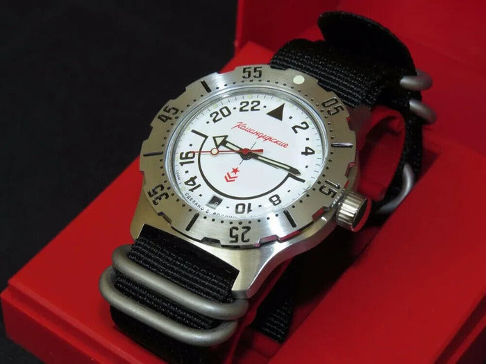 Vostok Komandirskie 350607 24-Hour | Scubadudestore