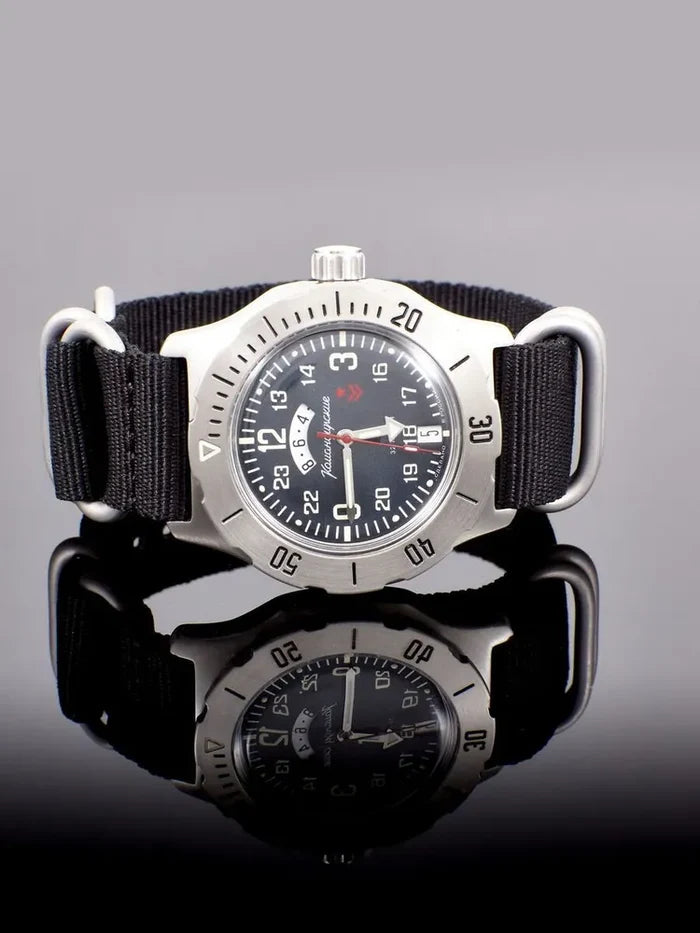 Vostok Komandirskie 350753 Automatic  Military Watch | Scubadudestore
