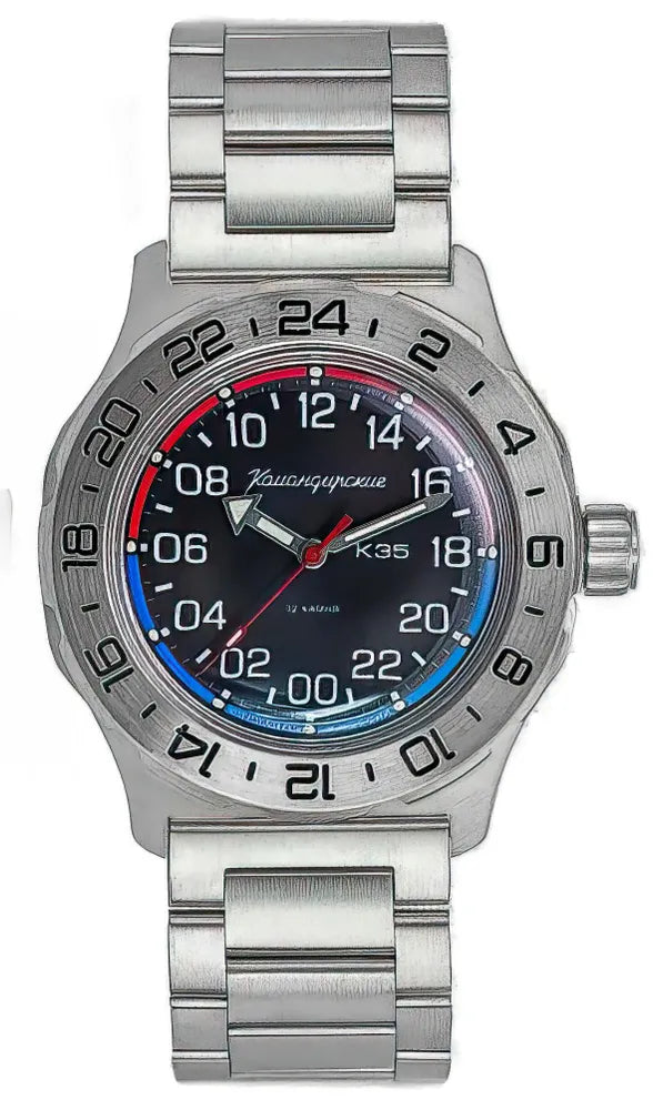 Vostok Komandirskie 35083A K35 24-Hour Watch | Scubadudestore