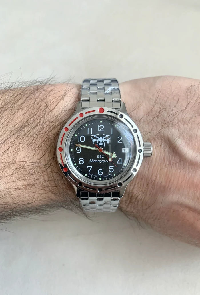 Vostok Komandirskie 42090G Drone Forces Watch | Scubadudestore