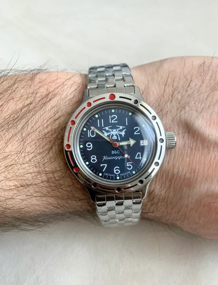 Vostok Komandirskie 42091G Unmanned Systems Forces Watch | Scubadudestore