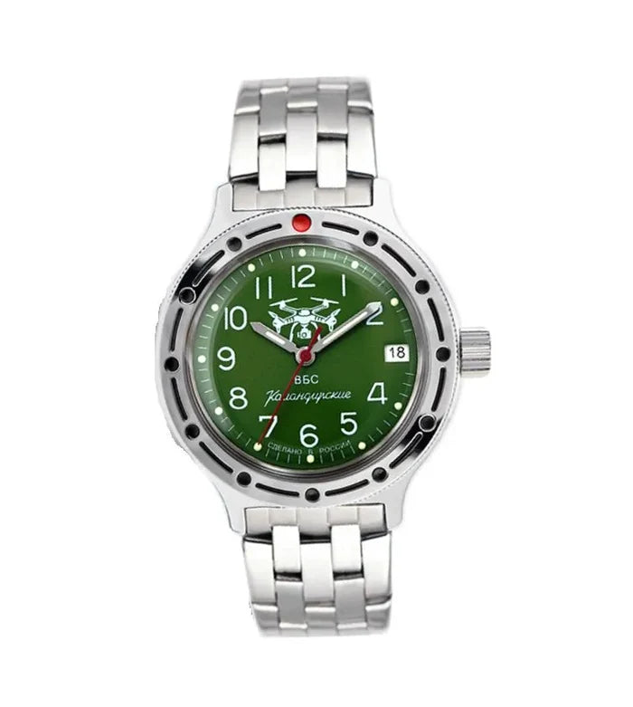 Vostok Komandirskie 42092G Drone Forces Watch  | Scubadudestore