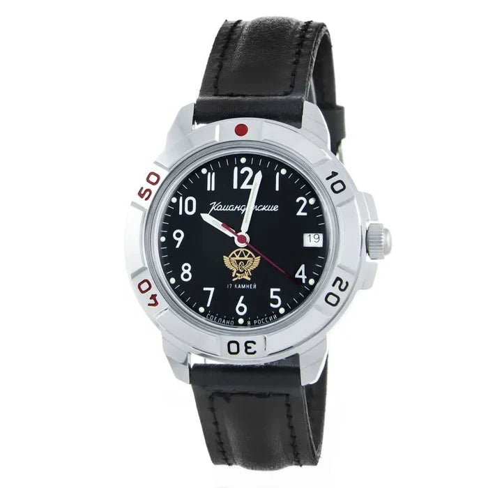 Vostok Komandirskie 43121B Mechanical Military Watch | Scubadudestore