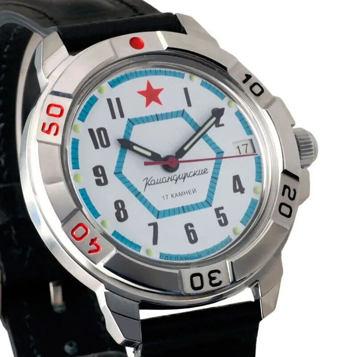 Vostok Komandirskie 431719 Mechanical Military Watch | Scubadudestore